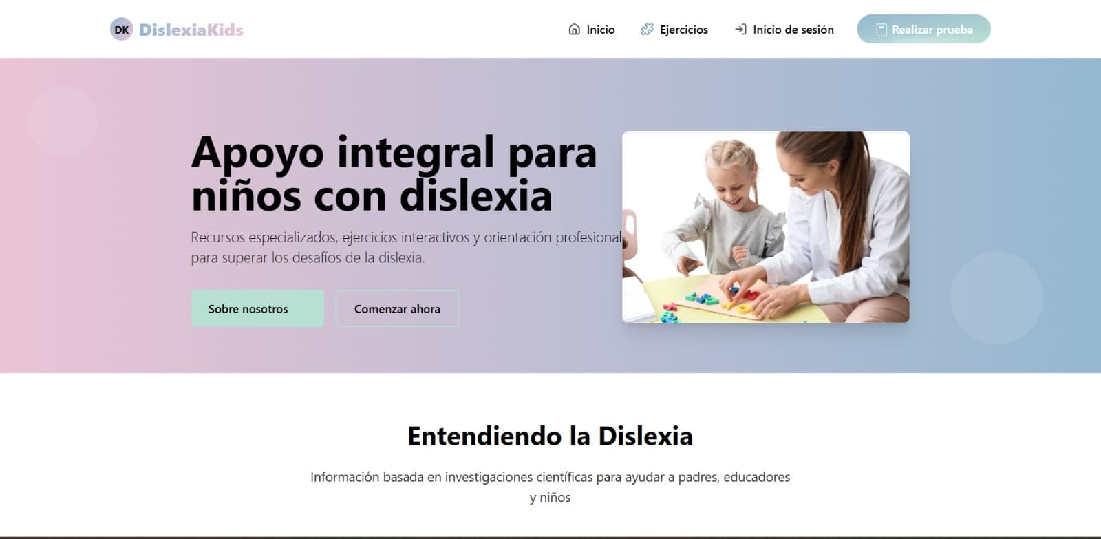 Plataforma de Aprendisaje Inclusivo